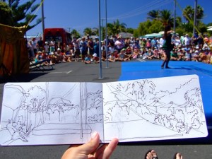 Lunar circus school augusta river festival